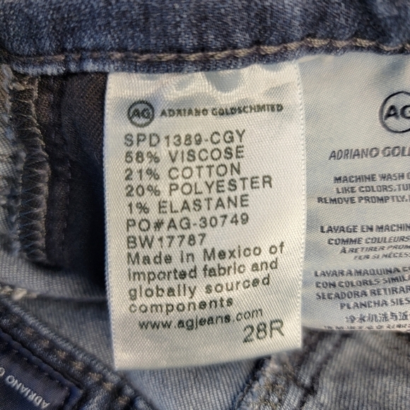 Ag Adriano Goldschmeid - The Legging Ankle Jean - Size 28R - Picture 5 of 5